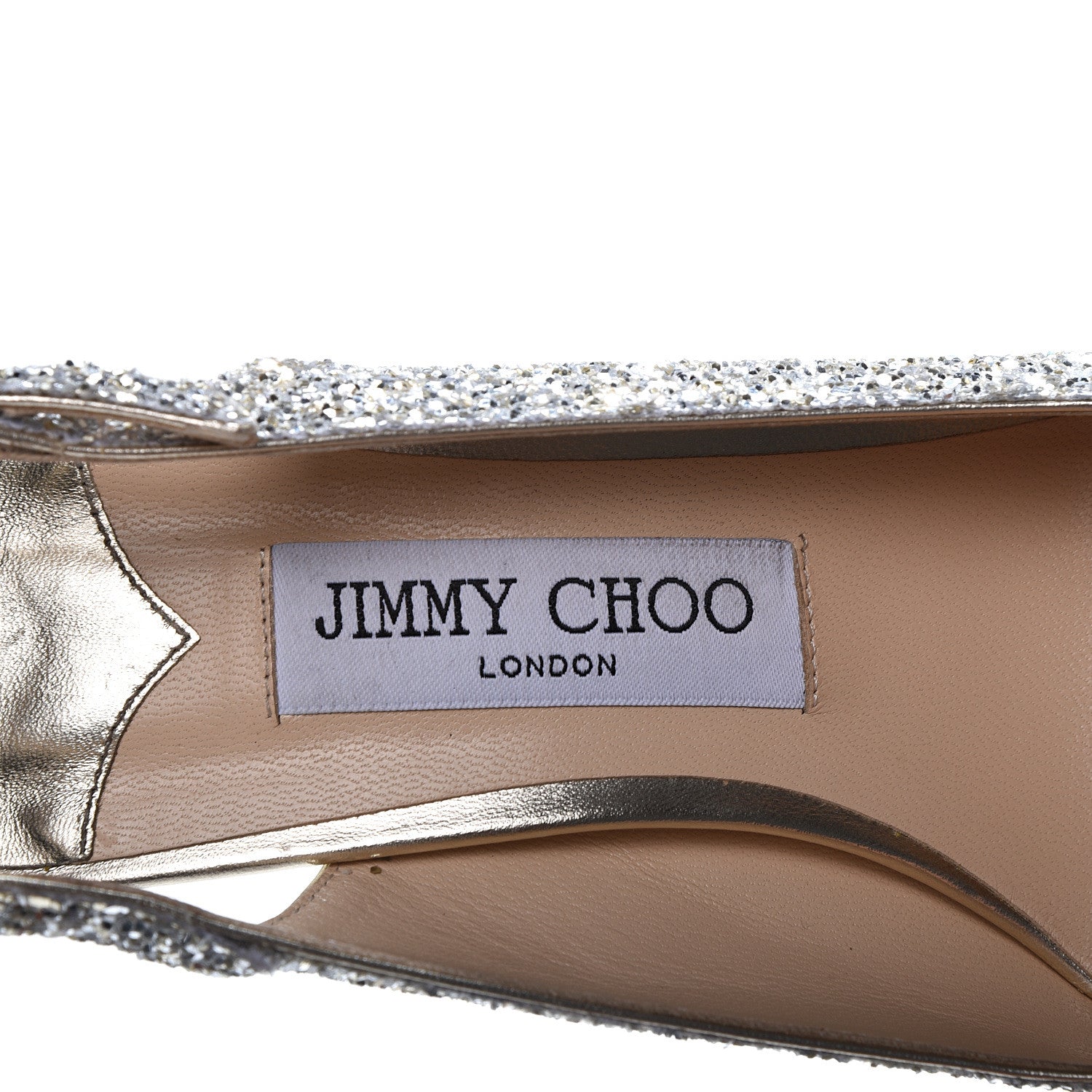 Jimmy Choo Glitter Erin 85 Slingback Pump 38.5 9 of 11