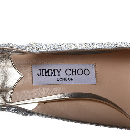 Jimmy Choo Glitter Erin 85 Slingback Pump 38.5 9 of 11