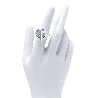 Hermes Sterling Silver GM Croisette Ring 53 6.5 2 of 5