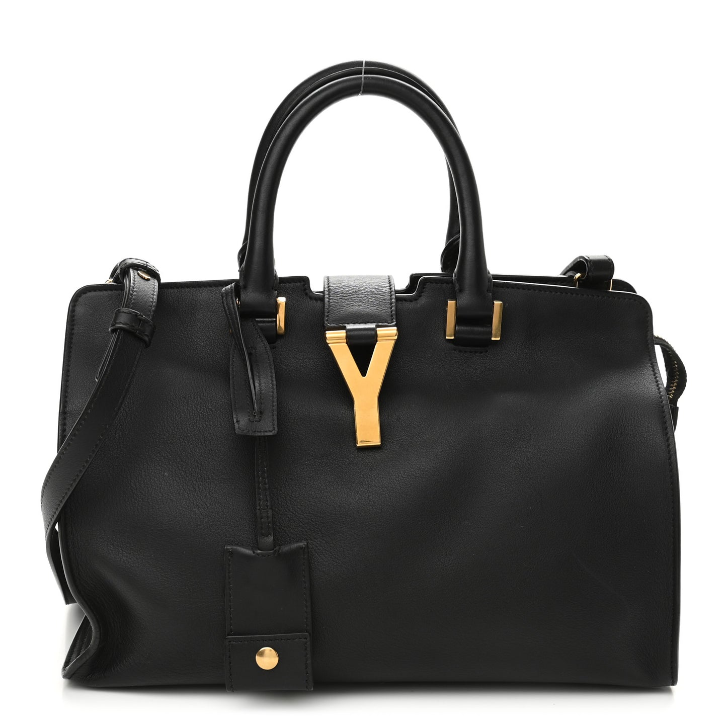 Calfskin Small Classic Y Cabas Black
