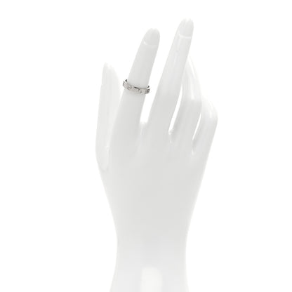 Cartier 18K White Gold 3.5mm LOVE Wedding Band Ring 50 5.25 2 of 5