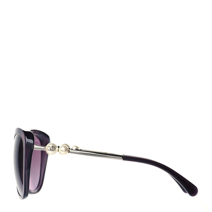 Chanel Acetate Pearl Winter Butterfly Sunglasses 5338-H-A Purple 2 of 7