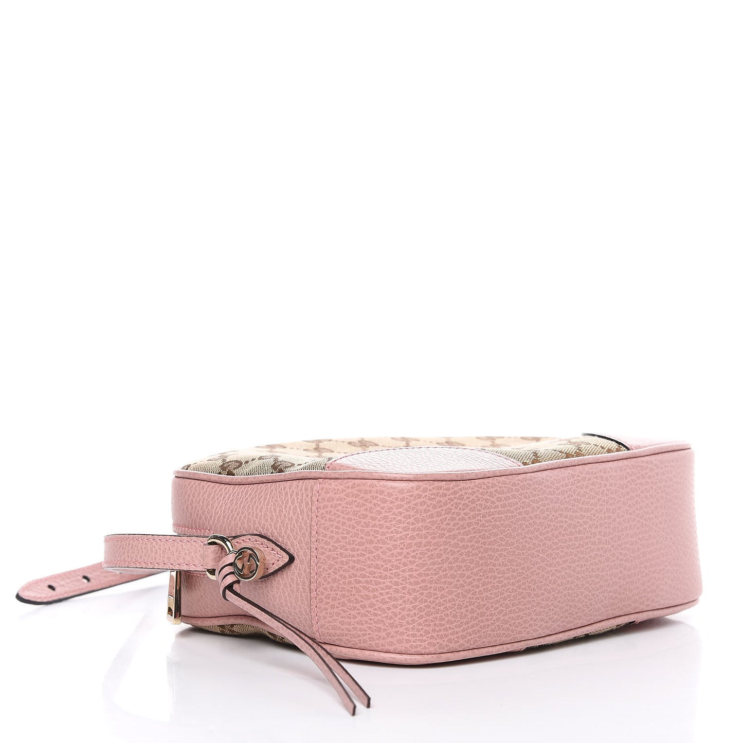 Monogram Mini Bree Messenger Bag Beige Soft Pink