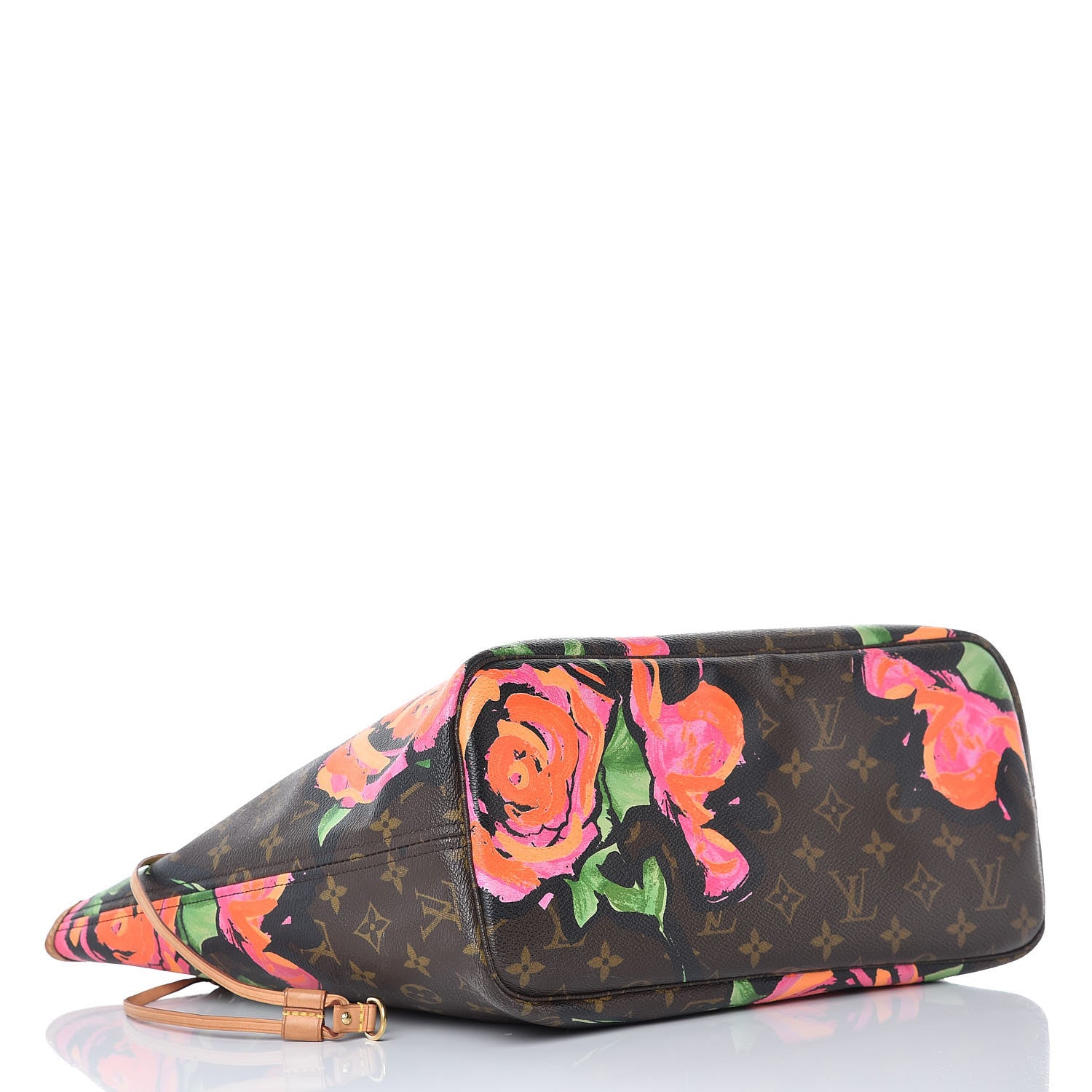 Louis Vuitton Monogram Roses Neverfull MM 4 of 12