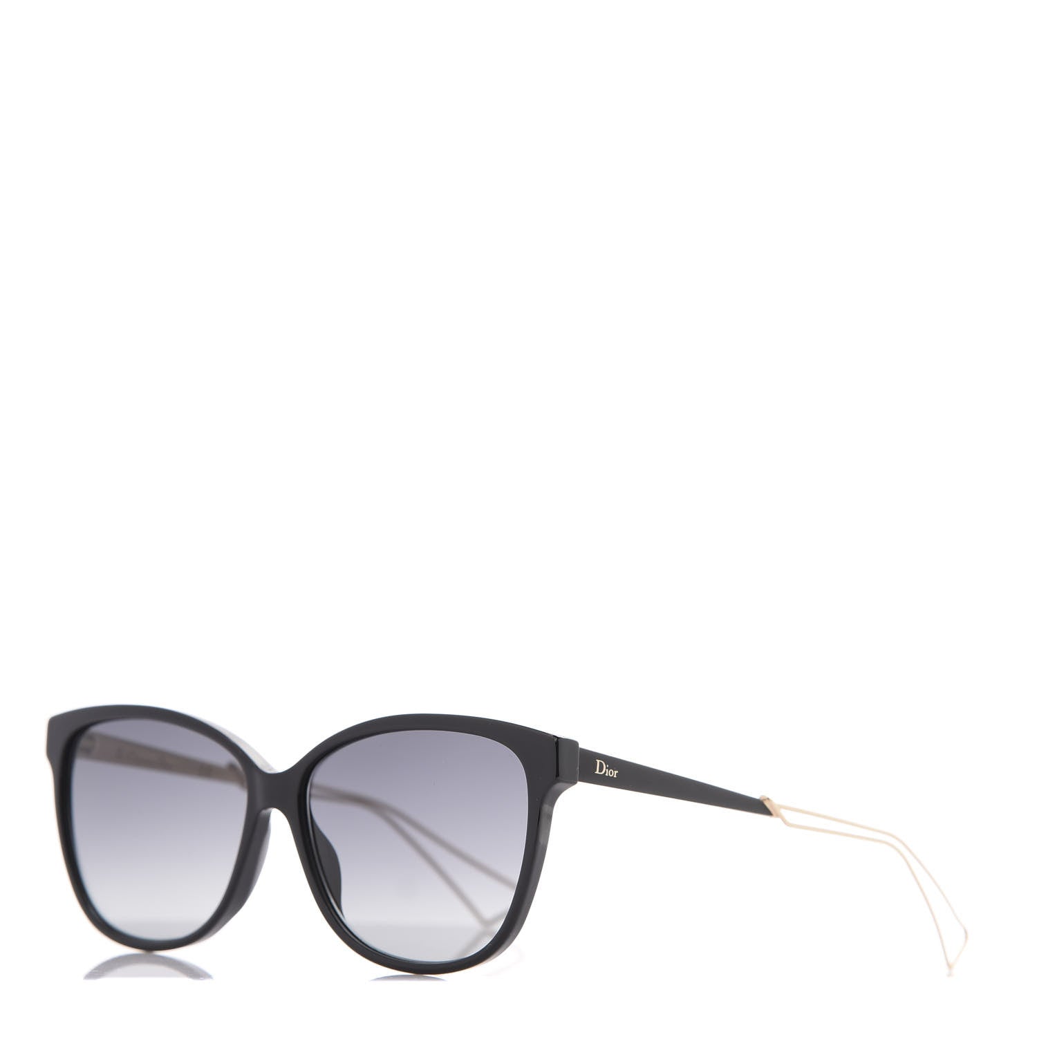Christian Dior Confident 2 Sunglasses Black Gold 1 of 8