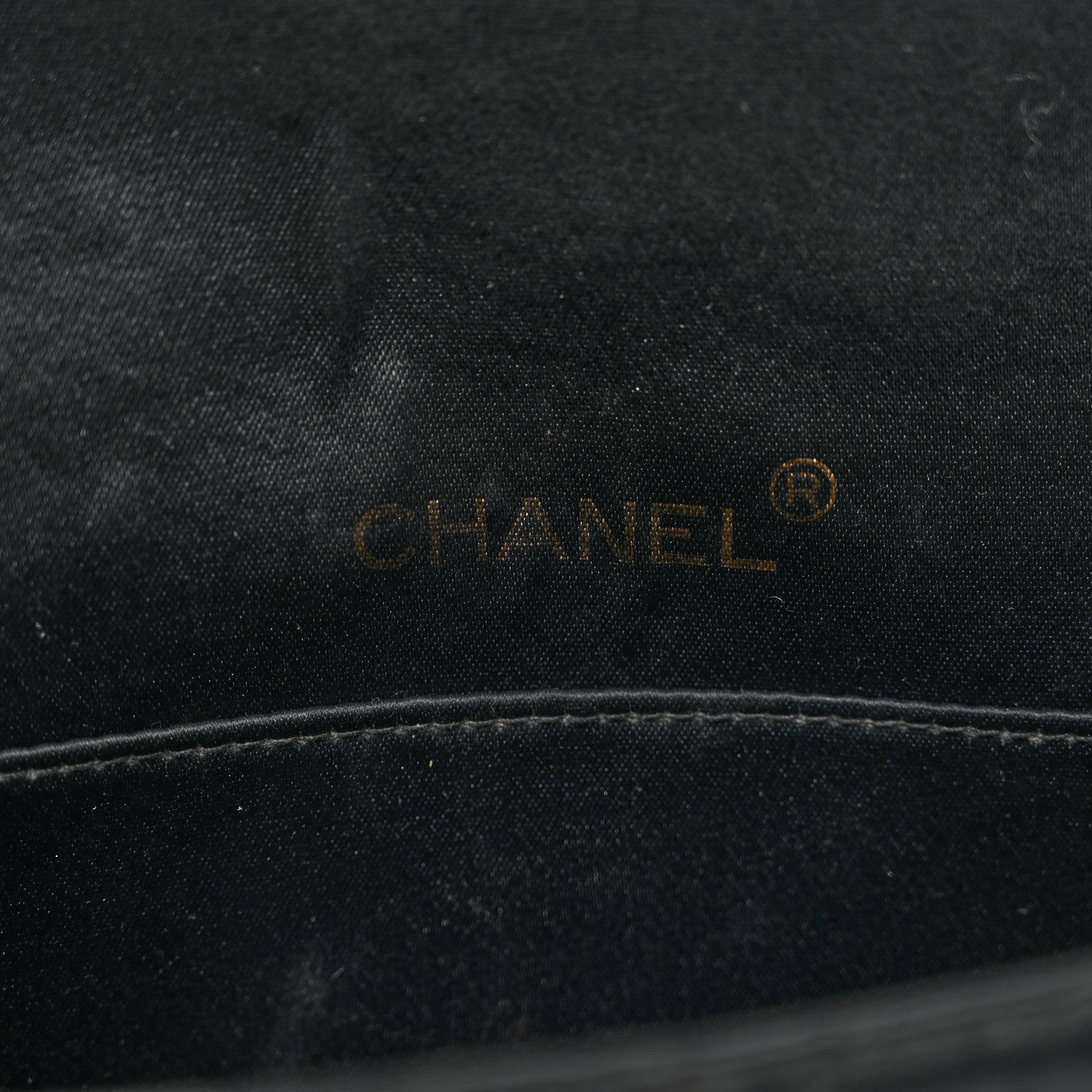 Chanel Satin Double Stitched Mini Single Flap Black 7 of 11