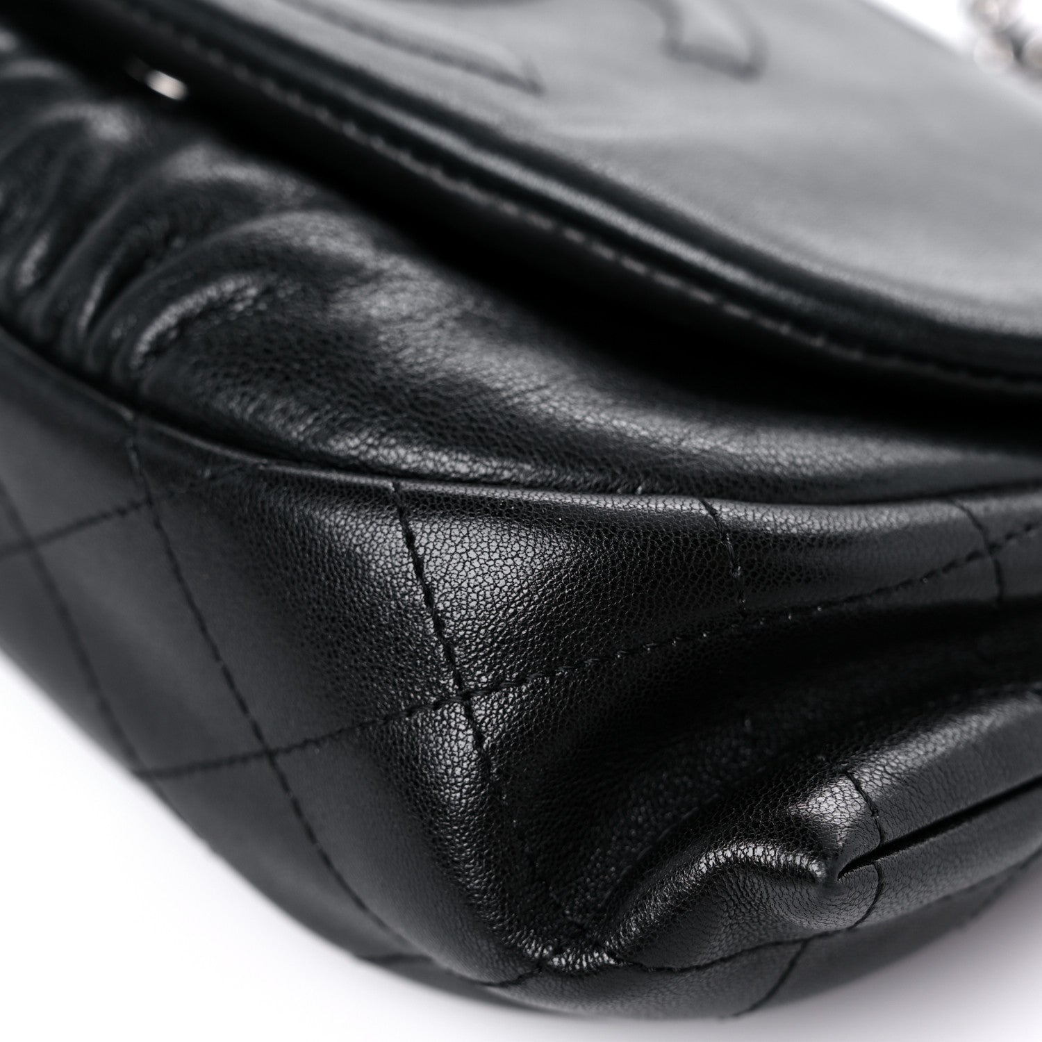 Chanel Caviar Half Moon Wallet On Chain WOC Black 10 of 16