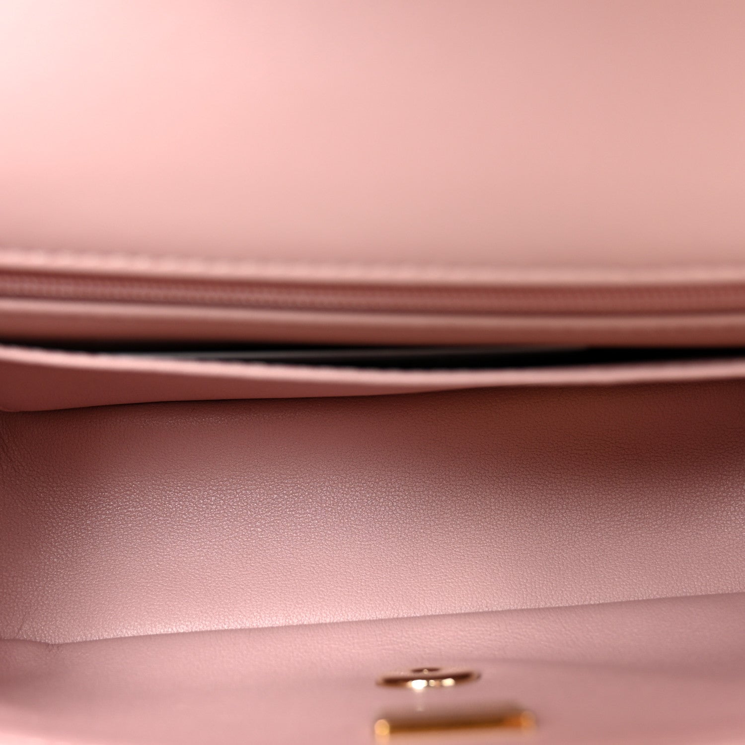 Chanel Lambskin Quilted Mini Top Handle Rectangular Flap Light Pink 5 of 10