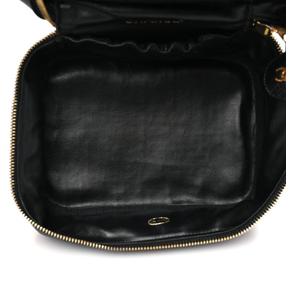 Chanel Caviar Vanity Cosmetic Case Black 5 of 10