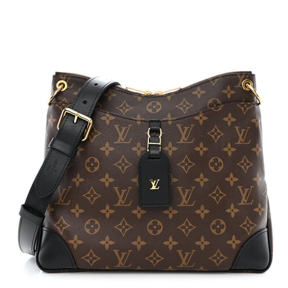 Louis Vuitton Monogram Odeon MM Black 1 of 9