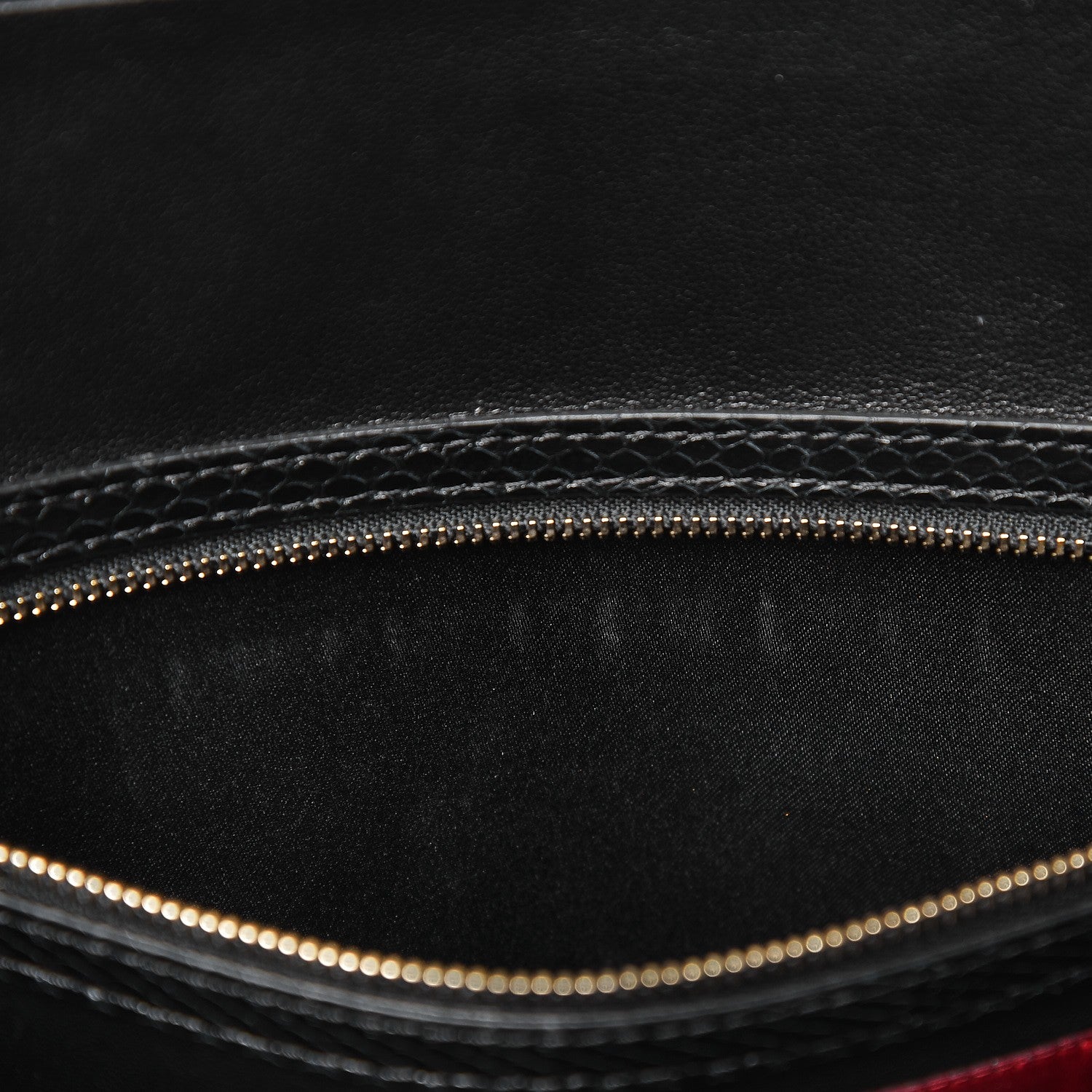 Valentino Garavani Calf Hair Snakeskin Patent Calfskin Large Mime Single Handle Bag Black 9 of 10