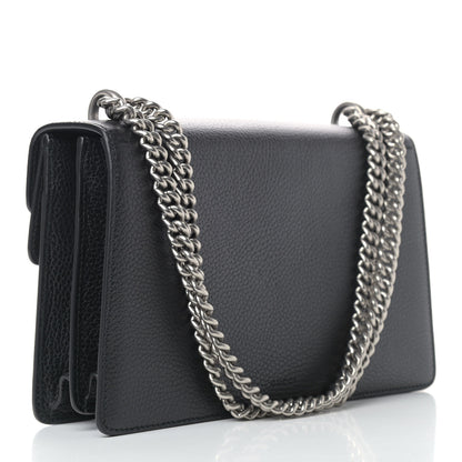 Gucci Pebbled Calfskin Small Dionysus Shoulder Bag Black 3 of 9