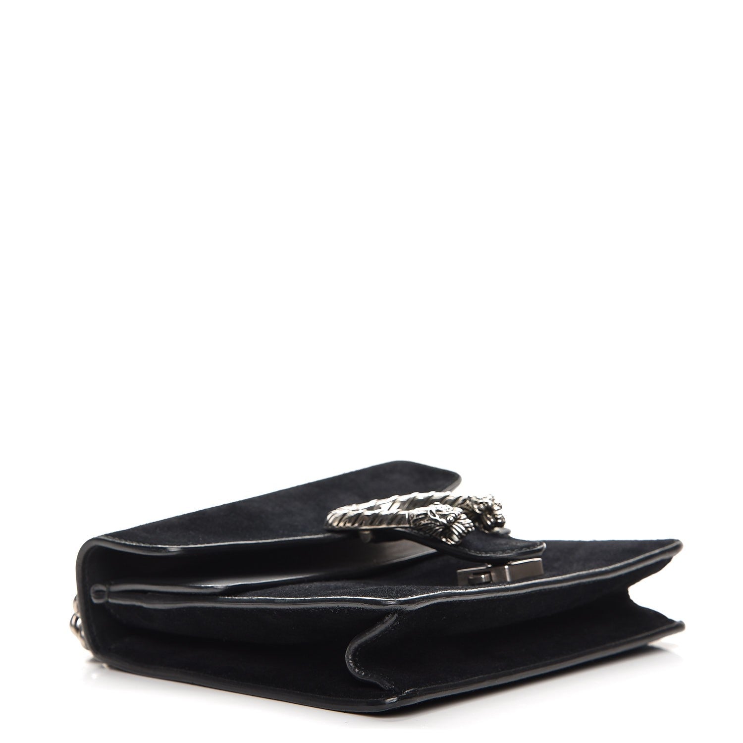 Gucci Suede Mini Dionysus Shoulder Bag Black 5 of 8