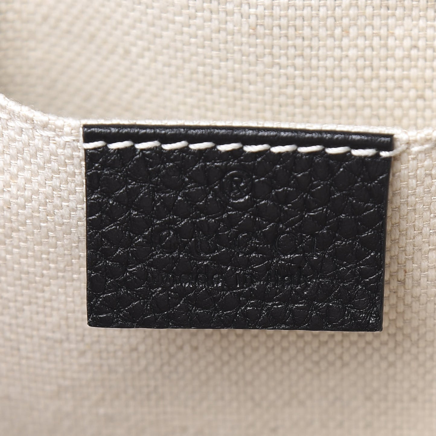 Pebbled Calfskin Small Soho Disco Bag Black