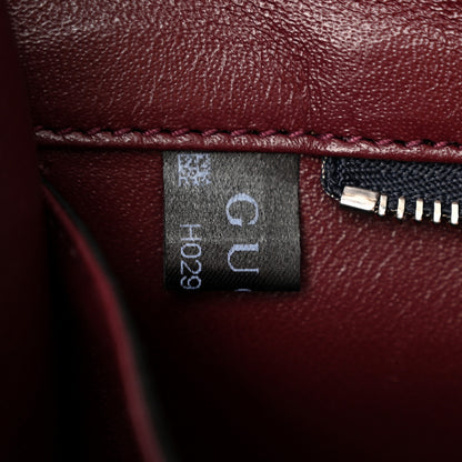 Gucci Smooth Calfskin Medium Zumi Top Handle Bag Blue Romantic Cerise Butter Multicolor 15 of 18