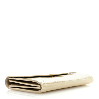 Louis Vuitton Vernis Sarah Wallet Blanc Corail 4 of 6