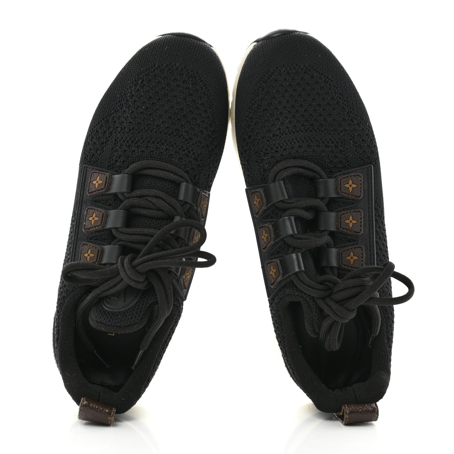 Louis Vuitton Technical Nylon Monogram Rubber Aftergame Sneakers 36 Black 2 of 12