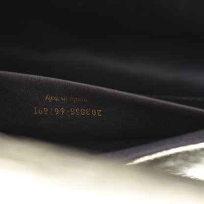Saint Laurent Metallic Calfskin Monogram Large Belle De Jour Clutch Gold 7 of 12