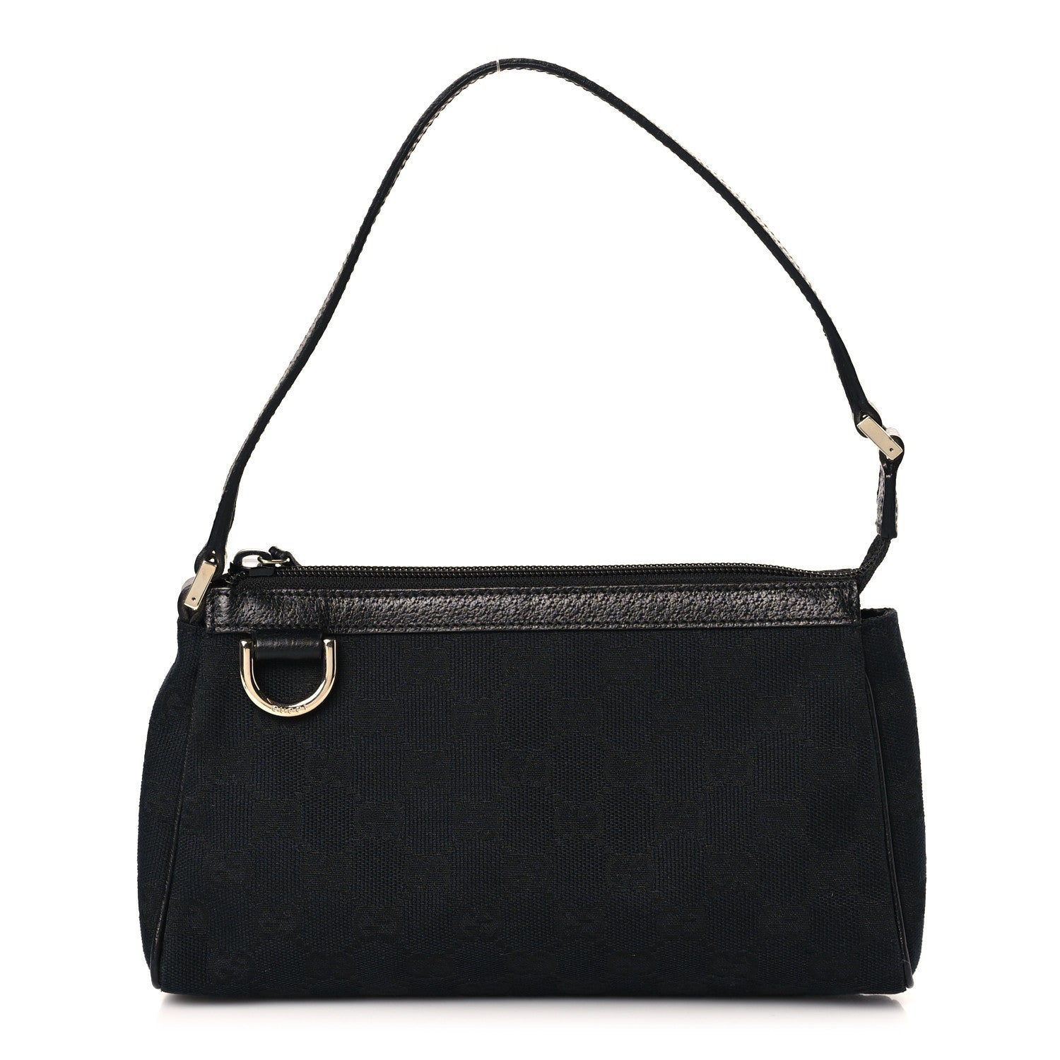 Gucci Monogram D Ring Cosmetic Case Black 1 of 9