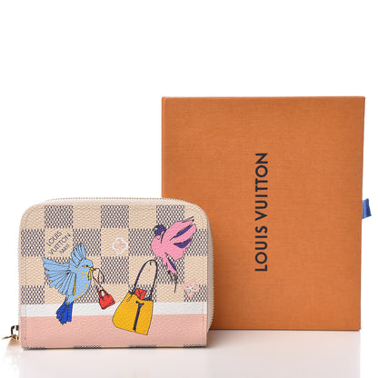Louis Vuitton Damier Azur 2018 Christmas Animation Zippy Coin Purse 8 of 8