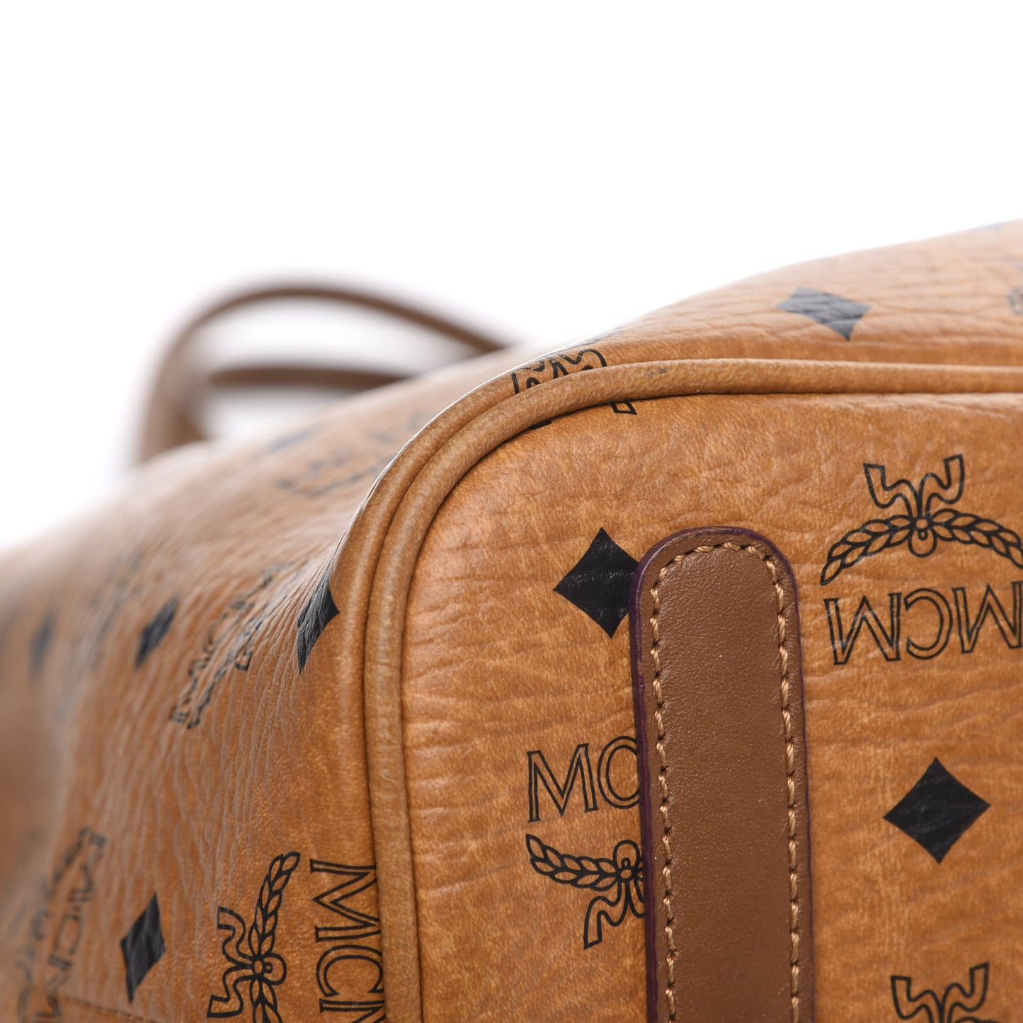 Visetos Medium Liz Reversible Shopper Tote Cognac