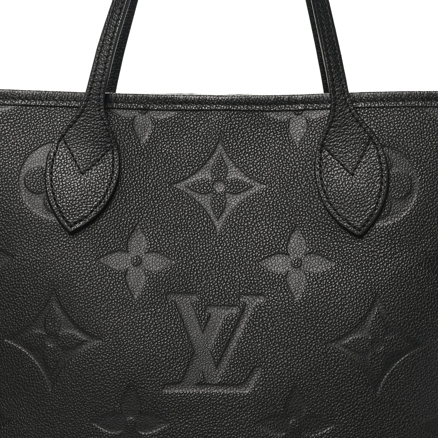Louis Vuitton Empreinte Monogram Giant Neverfull MM Black 8 of 10