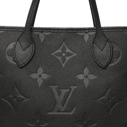 Louis Vuitton Empreinte Monogram Giant Neverfull MM Black 8 of 10