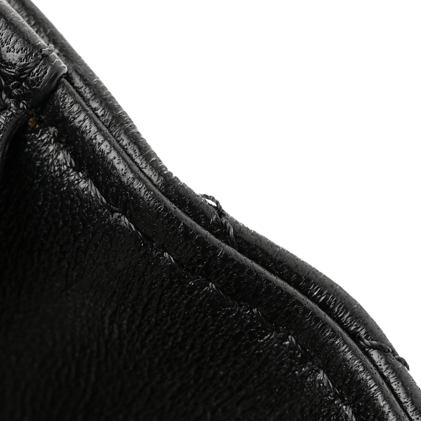 Lambskin Quilted Mini Trendy CC Clutch With Chain Black