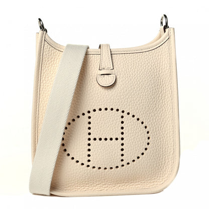 Hermes Taurillon Clemence Amazone Evelyne TPM Nata Craie 1 of 6