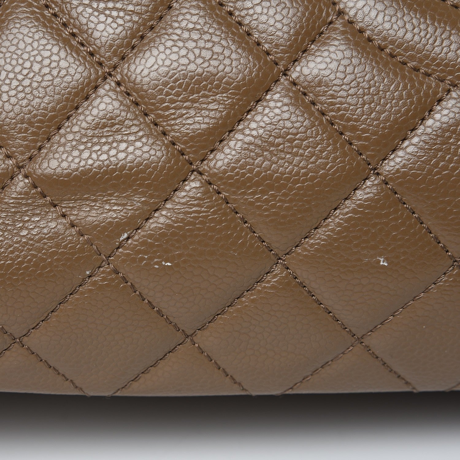 Chanel Caviar Quilted XL Grand Shopping Tote GST Dark Beige 18 of 18