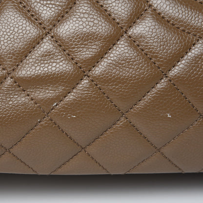 Chanel Caviar Quilted XL Grand Shopping Tote GST Dark Beige 18 of 18