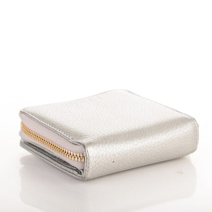 Gucci Calfskin Zip Around French Wallet Silver 4 of 12