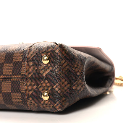 Louis Vuitton Damier Ebene Caissa Clutch Rose Ballerine 9 of 9