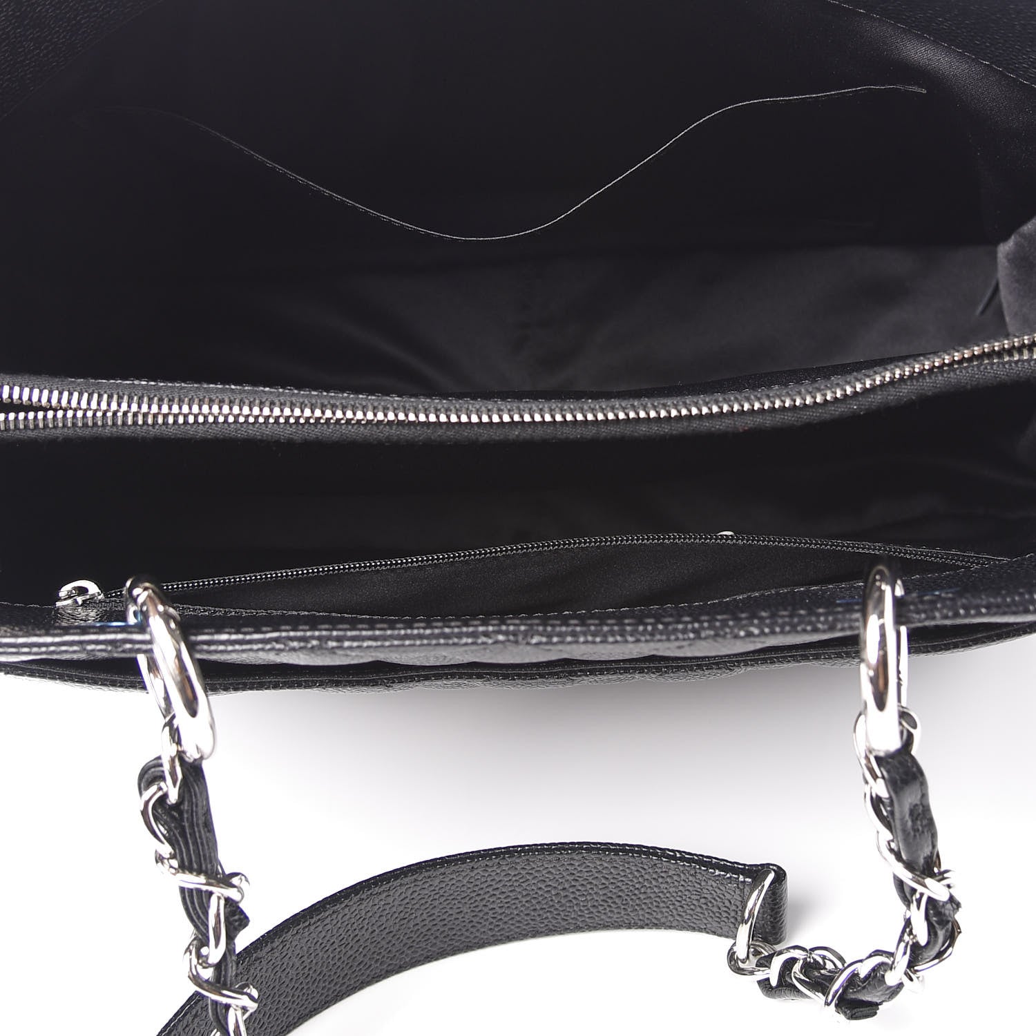 Chanel Caviar Quilted Grand Shopping Tote GST Black 5 of 11