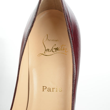 Christian Louboutin Eel Skin Altadama 140 Pumps 39 Red Vinaccia 8 of 8