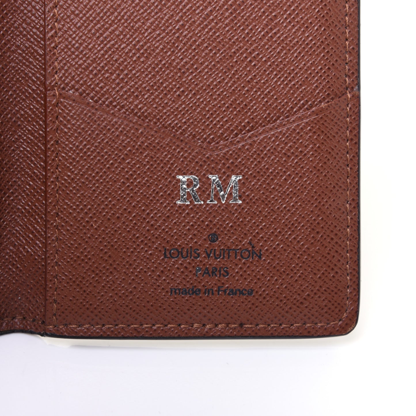 Monogram Pocket Organizer Card Holder NM