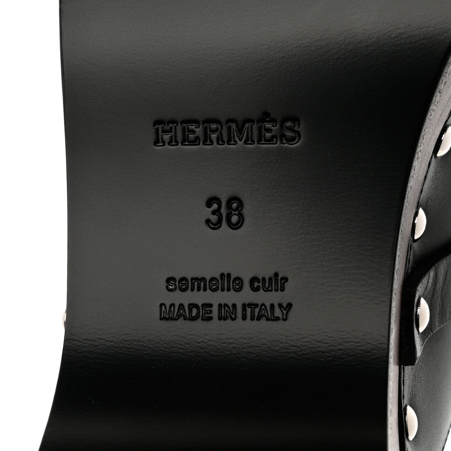 Calfskin Carlotta Mules 38 Black