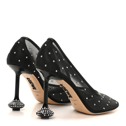 Loewe Mesh Crystal Toy 90 Pumps 39 Black 5 of 8
