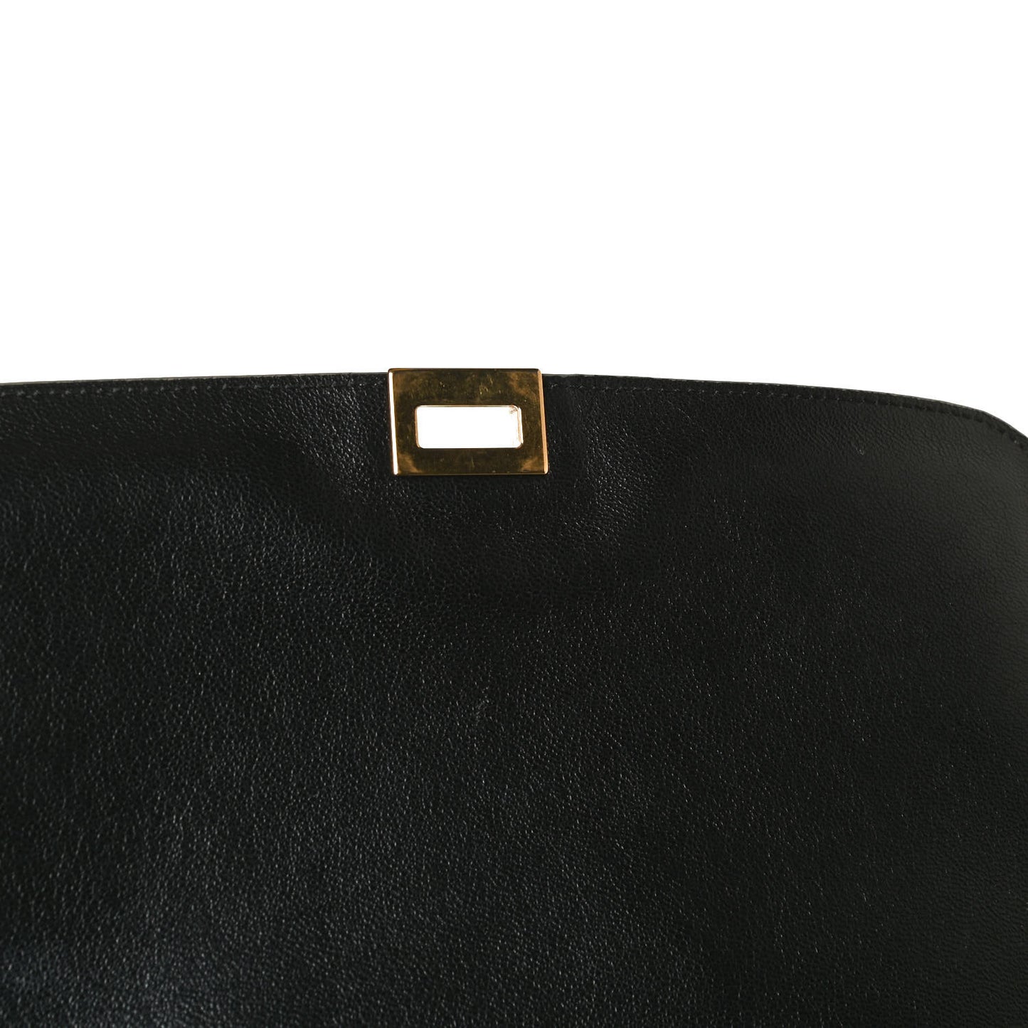 Smooth Calfskin Suede Medium Tri-Color Trapeze Cream Black Brown
