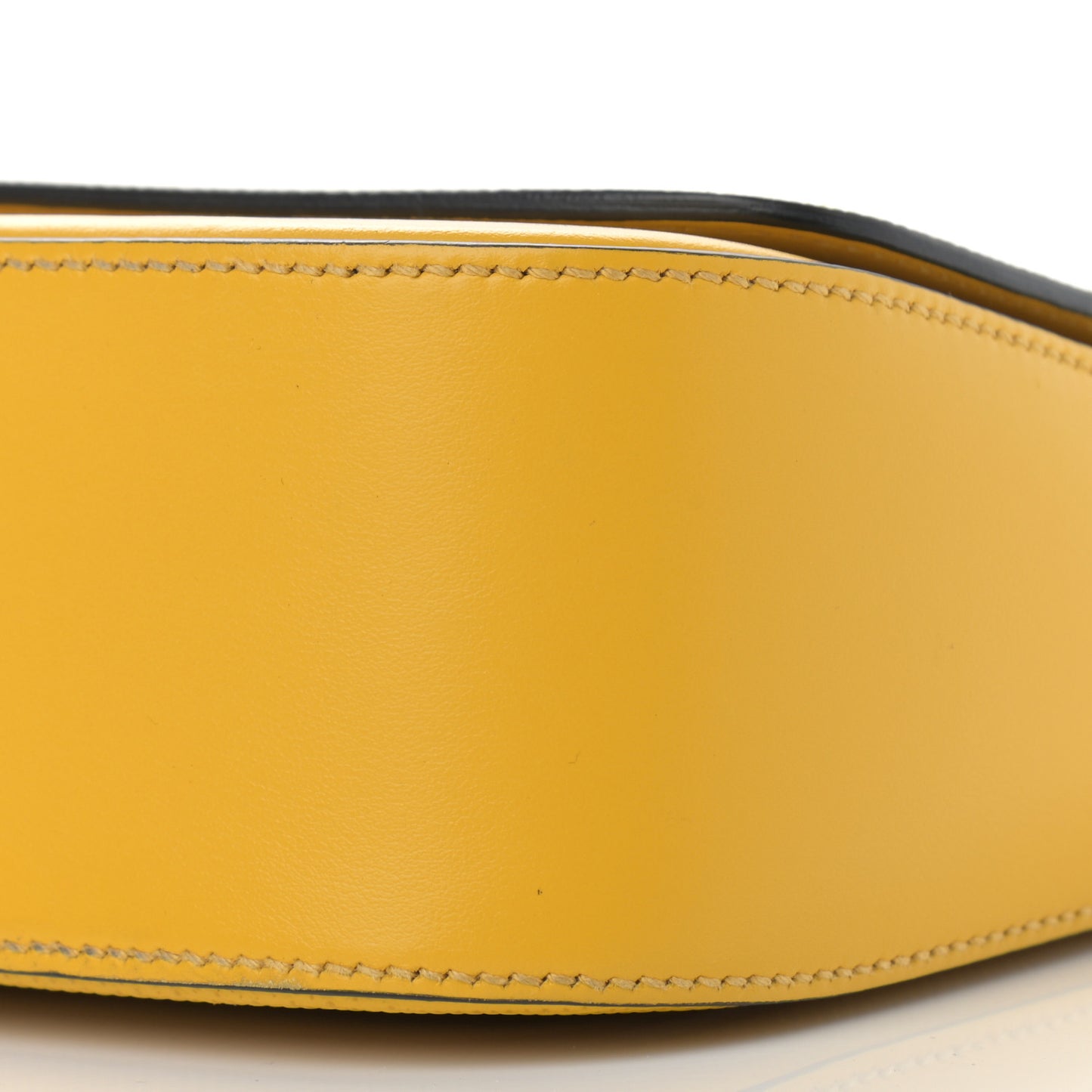 Saffiano Cuir Calfskin Identity Shoulder Bag Soleil