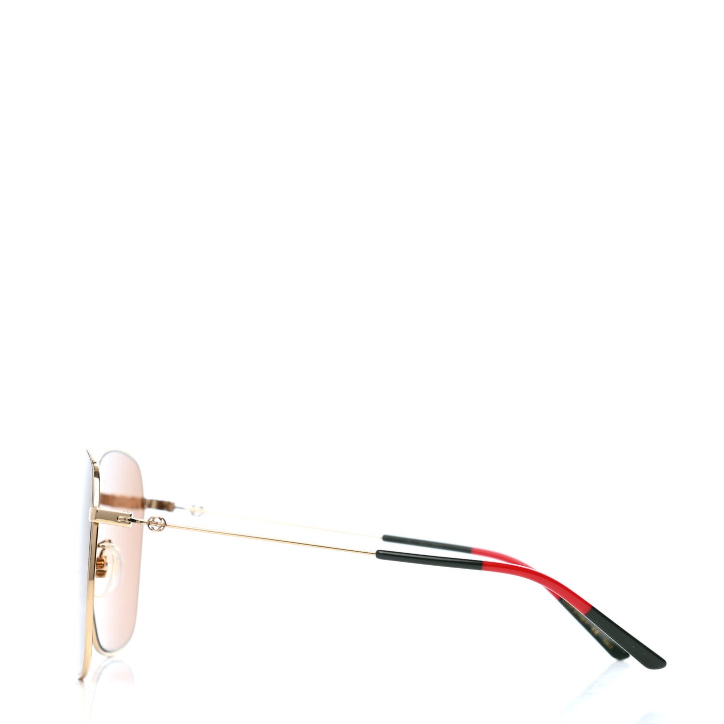 Web Rectangular Frame Interlocking G Sunglasses GG0394S Green Red