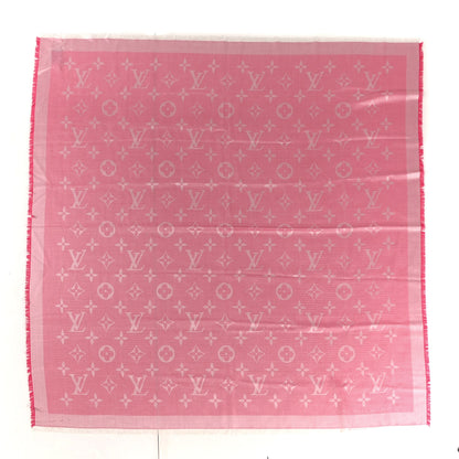 Louis Vuitton Silk Wool Beyond Monogram Shawl Fuchsia 1 of 5