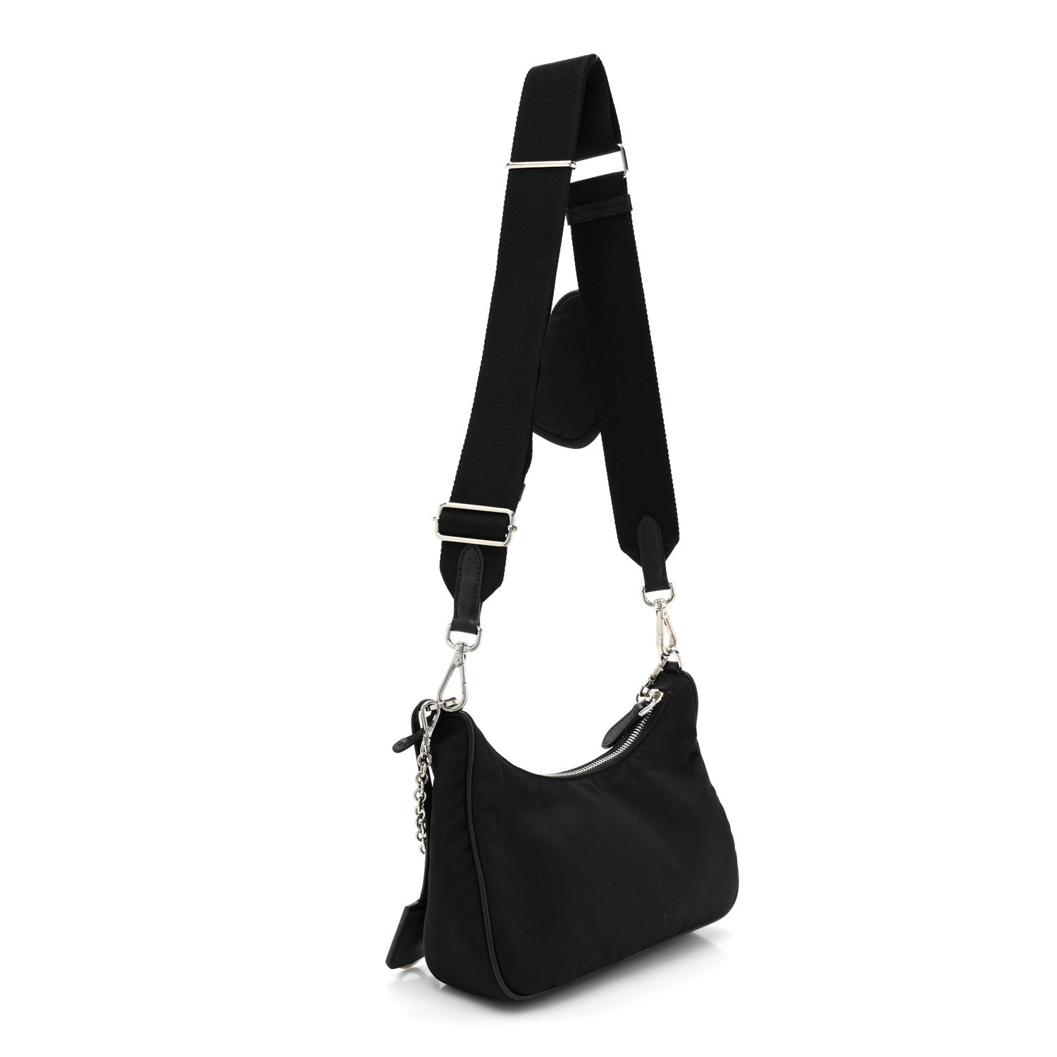 Prada Nylon Re-Edition 2005 Shoulder Bag Black 3 of 10