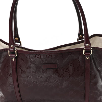 Gucci Imprime Monogram Medium Joy Tote Bordeaux 8 of 10
