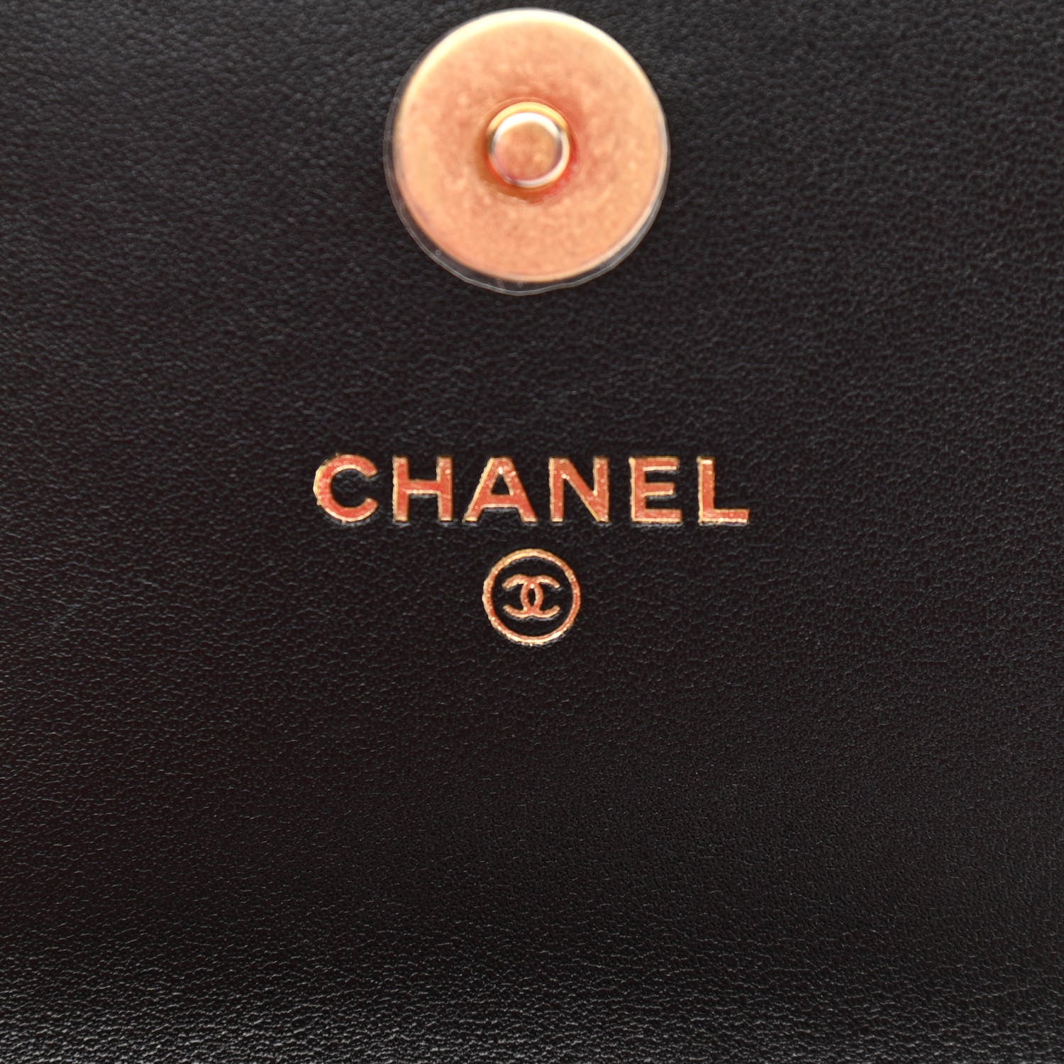 Chanel Lambskin Quilted Chanel 19 Phone Holder With Chain Black 6 of 12
