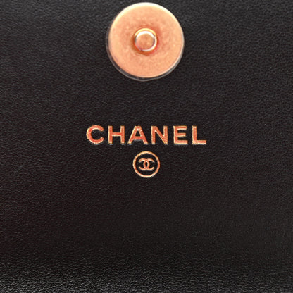 Chanel Lambskin Quilted Chanel 19 Phone Holder With Chain Black 6 of 12