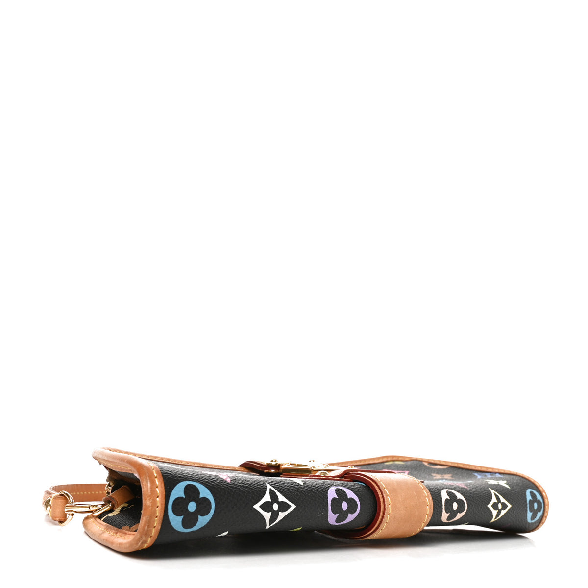 Louis Vuitton Monogram Multicolor Shirley Black 4 of 9