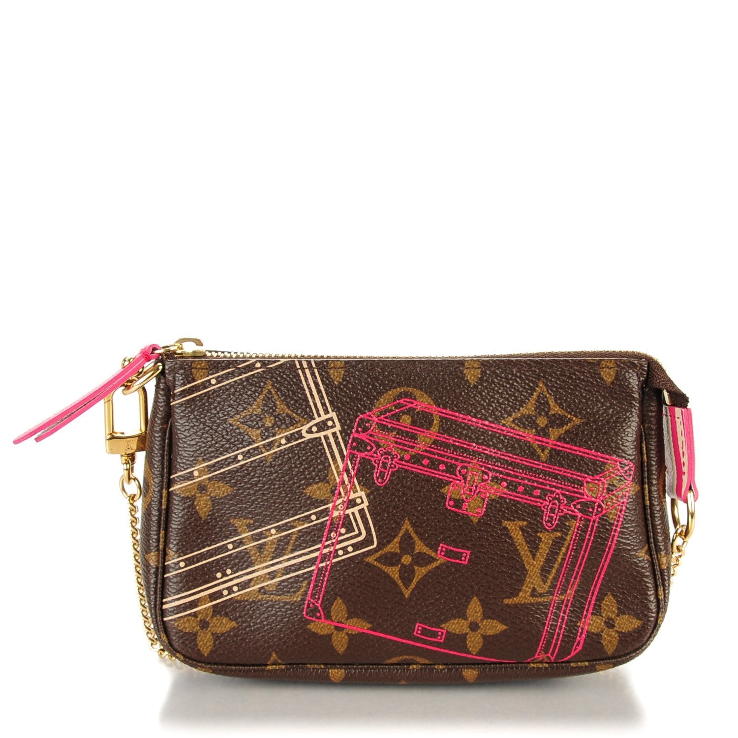 Louis Vuitton Monogram 2014 Christmas Animation Mini Pochette Accessories 1 of 7