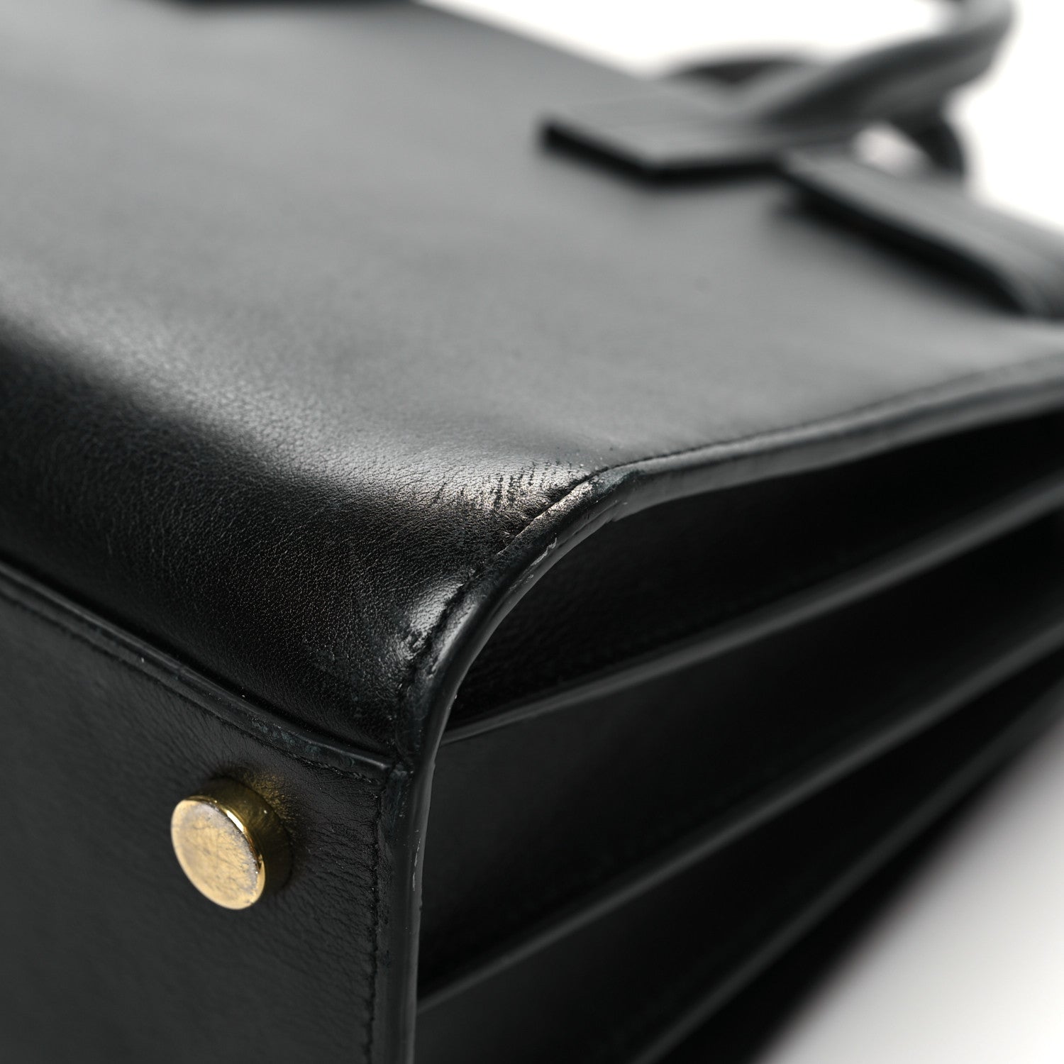 Saint Laurent Calfskin Nano Sac De Jour Black 12 of 13