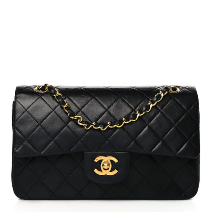 Chanel Lambskin Quilted Small Double Flap Black 1 of 10